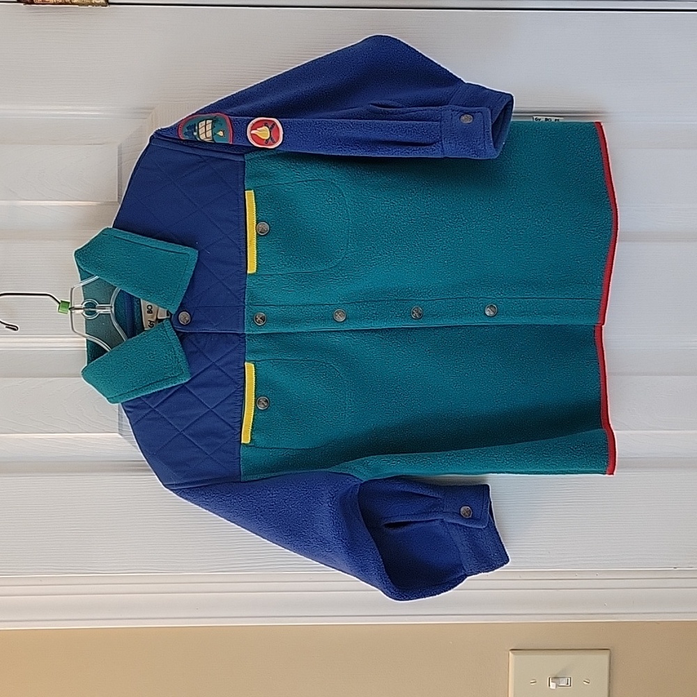 GYMBOREE FLEECE CAMPING THEME JACKET SUPER CUTE!!!